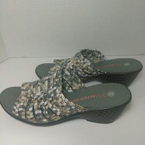 Bernie Mev Slip on wedge heel sandals size 40